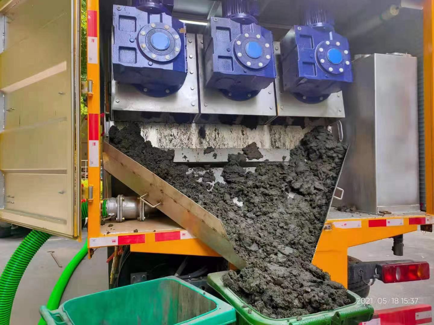 巴彦淖尔化粪池清掏城市维护站-泥浆净化干湿分离处理